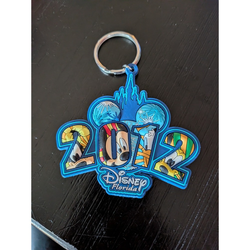 Disney Florida 2012 Mickey Mouse Rubber‎ Keychain Jerry Leigh Souvenir